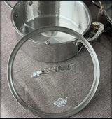 Uakeen 6PCS Tripply Stainless Steel Cookware Set | Hammered Design with Lids | Premium Cookware in Kenya