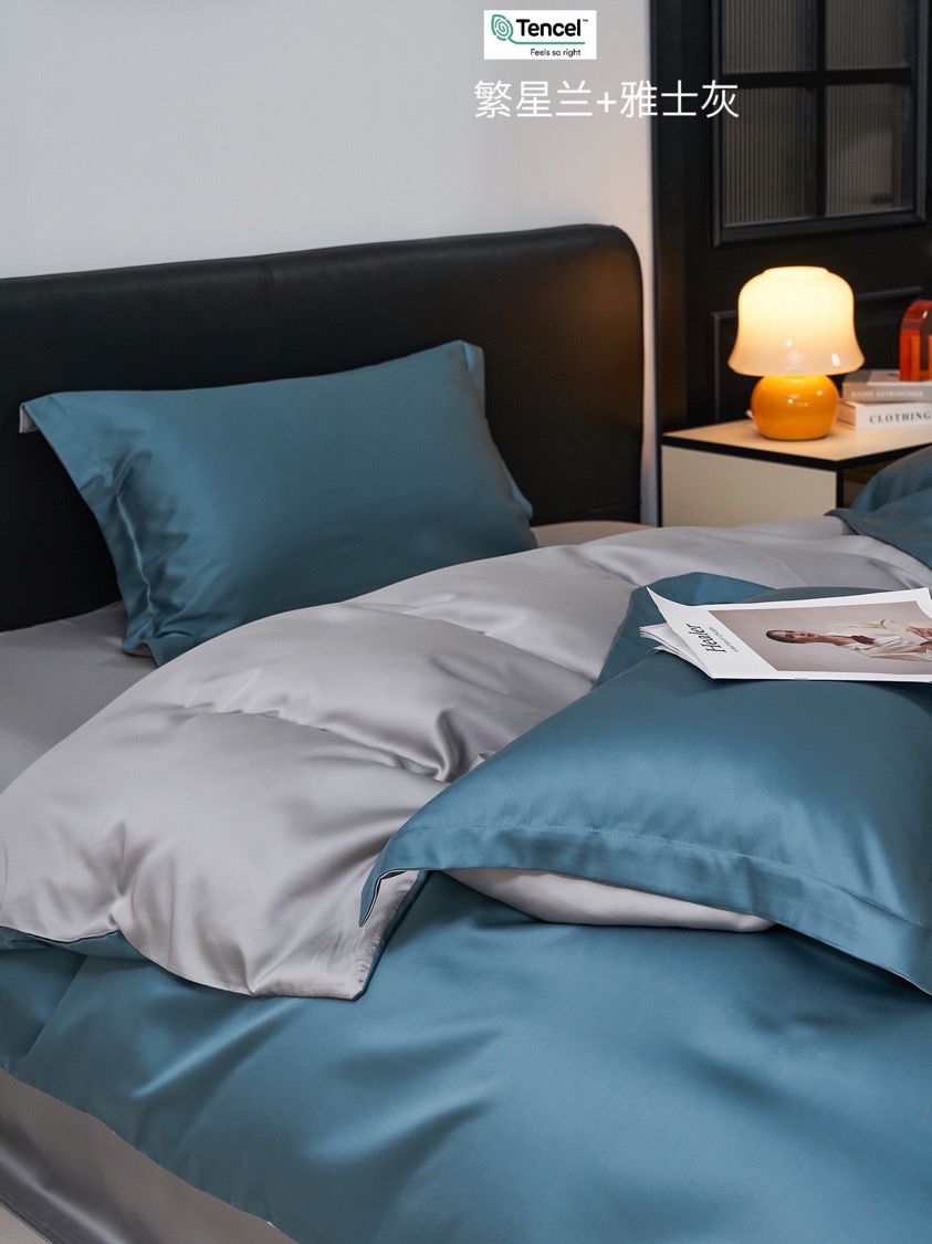 Tencel Silk Duvet & Quilt Cover King Size – Soft & Breathable