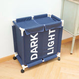 Laundry Basket with Wheels | 1–4 Compartment Sorting Hamper