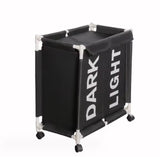 Laundry Basket with Wheels | 1–4 Compartment Sorting Hamper