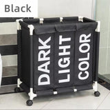 Laundry Basket with Wheels | 1–4 Compartment Sorting Hamper