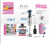 DSP 5-in-1 Hand Blender Set 1000W Stainless Steel Kenya