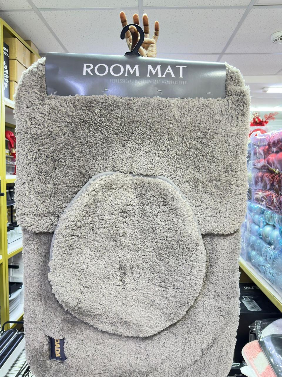 3-Piece Bathroom Mat Set | Soft Non-Slip Bath Mats | 3 Sizes Included