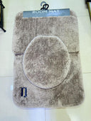 3-Piece Bathroom Mat Set | Soft Non-Slip Bath Mats | 3 Sizes Included