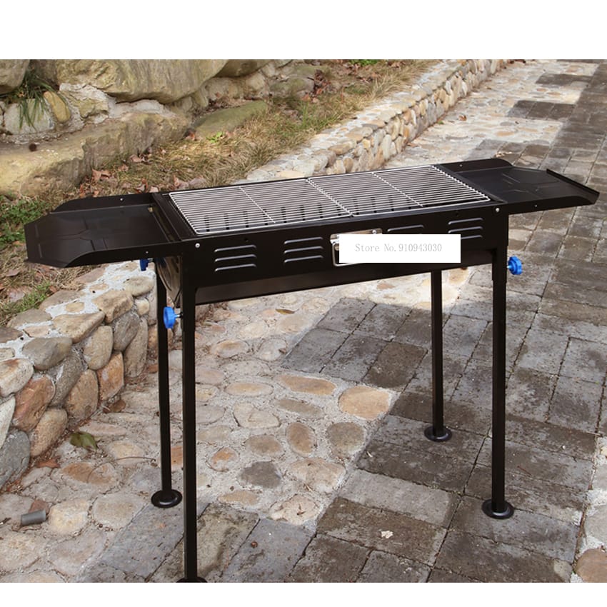Portable Folding Charcoal BBQ Grill – Large Outdoor Grill for 5