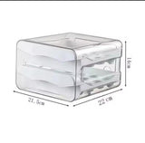 Double Layer Acrylic Egg Storage Tray – Holds 32 Eggs