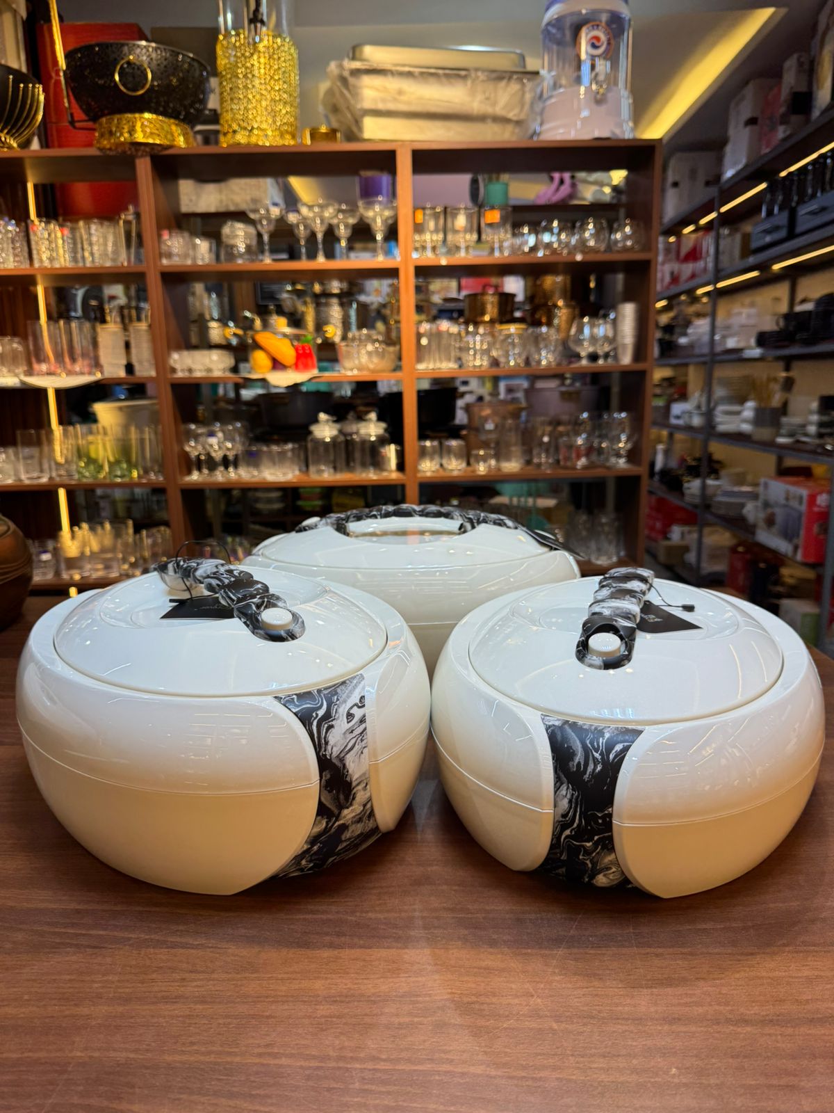 Forever Gold Luxury Insulated Hotpot & Casserole Set – 4L 5L & 6L