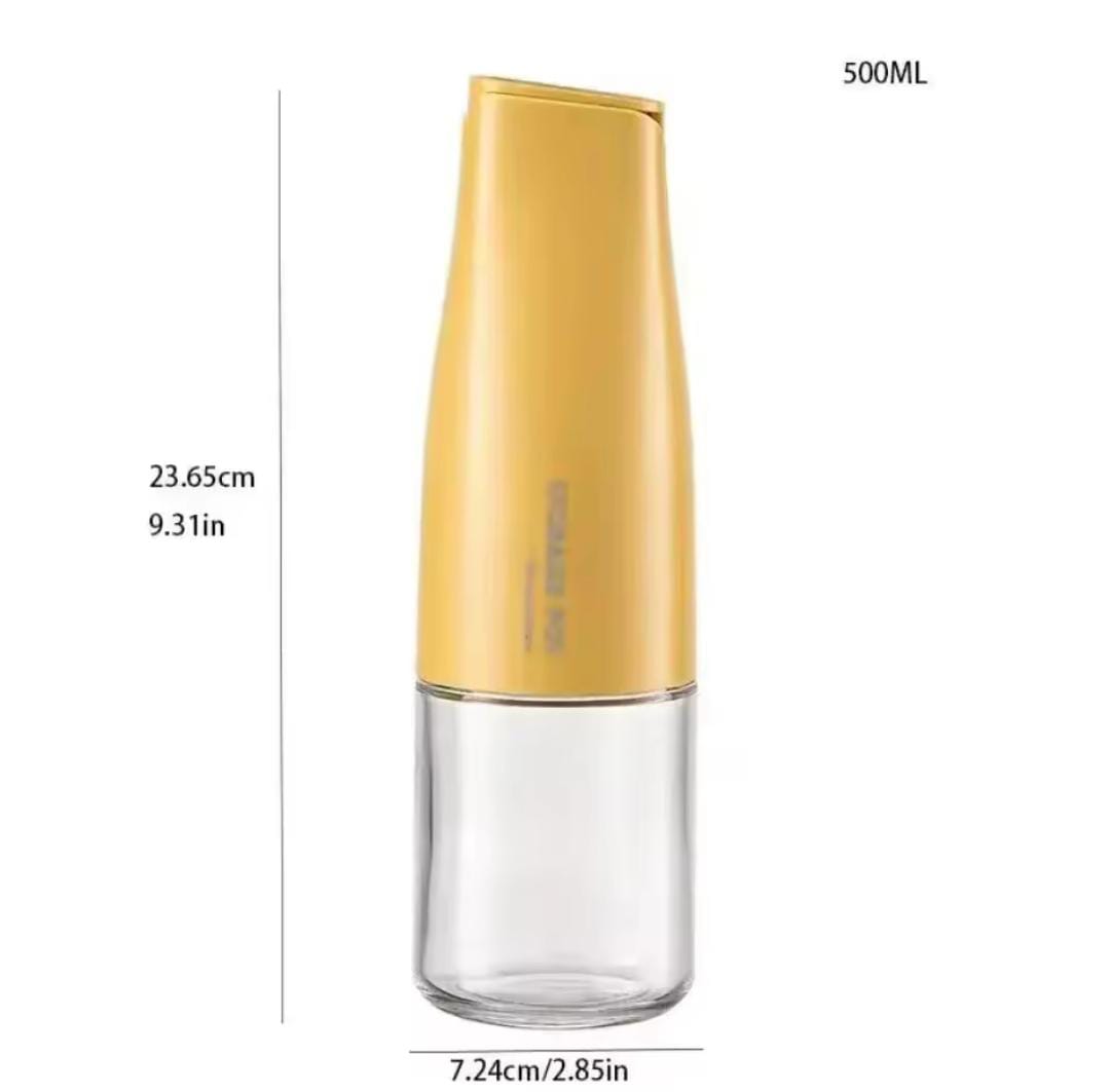 500ml Automatic Glass Oil Dispenser & Oil Bottle – One Touch Pour