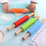 Silicone Rolling Pin & Dough Maker – Non-Stick Baking & Pastry Roller