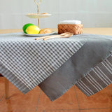 Waffle Weave Kitchen Towel Set of 3 – Checked Pattern, Soft Absorbent & Quick Dry