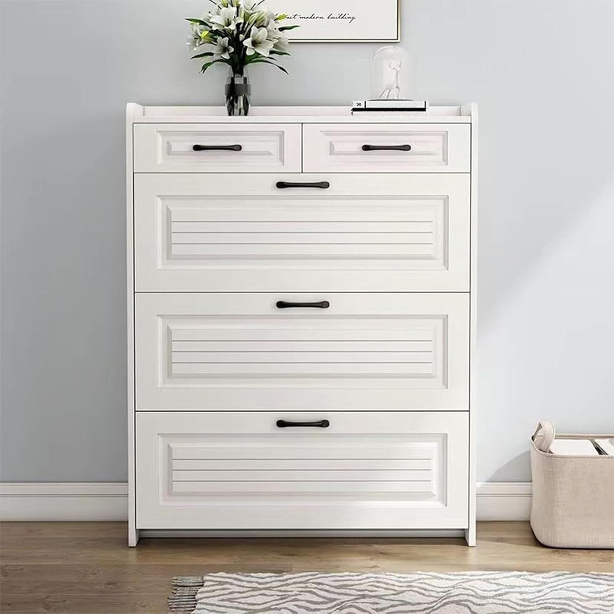 Bucket Flip Shoe Cabinet Shoe Rack Entryway Oragnizer