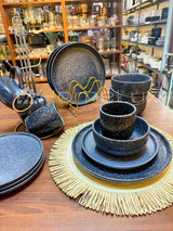 16-Piece Elegant Ceramic Dinner Set | Plates, Bowls & Cups Dining Set for 4