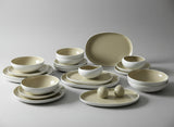 27-Piece European Double Glaze Porcelain Dinner Set Kenya | Elegant Tableware Set with 6 Dinner Plates, 6 Side Plates, 6 Salad Bowls, 6 Soup Bowls, Salt Shakers & Platter, Premium Porcelain Dining Set Kenya