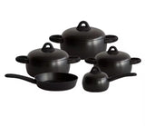 9-Piece Forged Aluminium Ceramic Cookware Set Kenya | PFOA Free Non-Stick Ceramic Coating Pots & Pans Set, Casserole Set with Lids, Healthy Ceramic Cooking Pots, Induction Compatible Sufuria Set Kenya