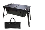 Portable Foldable Stainless Steel BBQ Choma Grill Kenya | Outdoor Charcoal Barbecue Grill 50x30cm, Foldable Camping BBQ Grill, Corrosion Resistant Braai Grill, Barbeque & Berbeque Grill with Carry Bag Kenya