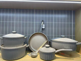 UAKEEN Germany VK 27 - 11pcs Die-Cast Ceramic Coated Cookware Set