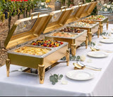 9L Rectangular Hydraulic Chafing Dish – Single or Double Compartment Stainless Steel Buffet Food Warmer Kenya