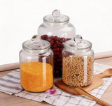 Clear Acrylic Storage Jars with Airtight Knob Lids – Cereal Container & Pantry Organizer 1.5L, 3.2L, 6L Kenya