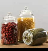 Clear Acrylic Storage Jars with Airtight Knob Lids – Cereal Container & Pantry Organizer 1.5L, 3.2L, 6L Kenya