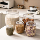 5pc Acrylic Pantry Storage Canister Set – Cereal Containers with Crystal Knob Lids, 2.2L to 18L Kenya