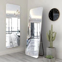 Full Length Dressing Mirror 50x160cm Rectangular Framed Floor & Wall Mirror - Black, Gold or White