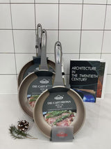 UAKEEN 28cm Granite Non-Stick Frying Pan – Die-Cast Aluminium Pan for Eggs, Chapati & Pancakes | Grey or White | Kenya