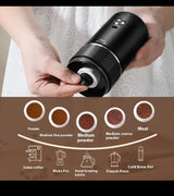 DSP Cordless Coffee & Spice Grinder – 175ml Rechargeable Electric Grinder with Stepless Coarse-to-Fine Adjustment | Kenya