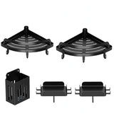 5-Piece Corner Shower Caddy Set - No-Drill Adhesive Bathroom Shelves & Wall Organizer Kenya