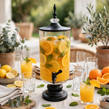 Luxury Clear Glass Juice Dispenser Set with Tap Kenya | 4L and 5L Beverage Dispenser for Juice, Water, Cocktails, Parties, Chama and Hotels