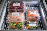 Ziplock Bags 20 Pack, Airtight Food Storage Freezer Bags with Date Label, Small 0.5kg, Medium 1kg or Large 2kg