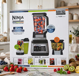Ninja Auto-iQ Kitchen System 3-in-1 1200W, 2.1L Blender, 2L Food Processor with Dough Blade and 700ml Nutri Cup