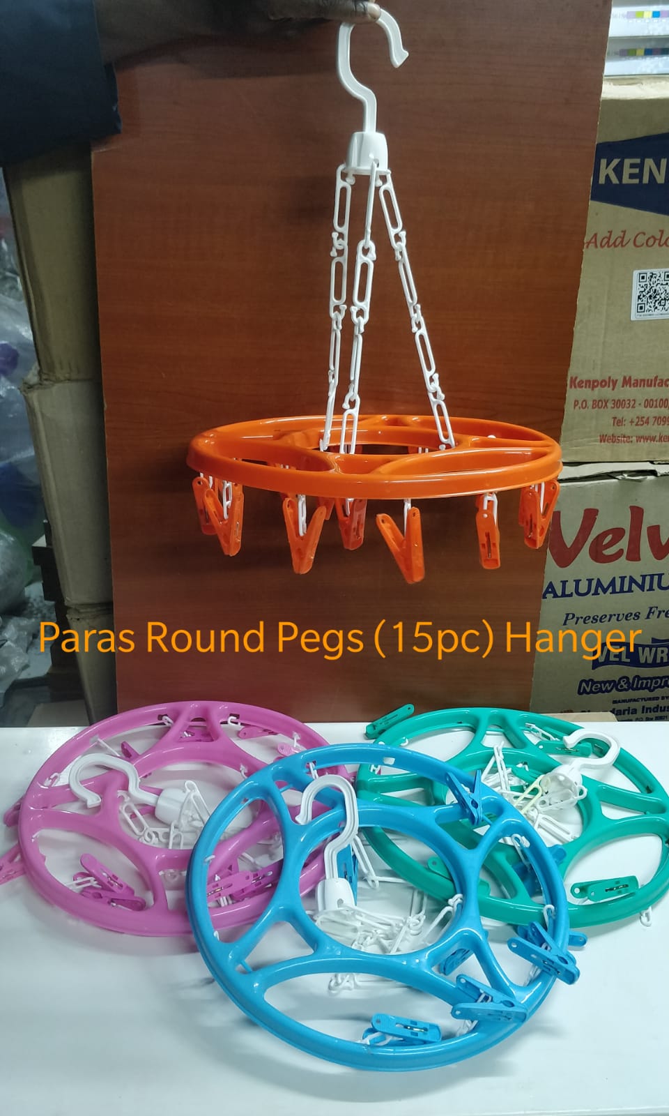 Paras Round Pegs Hanger 15pcs