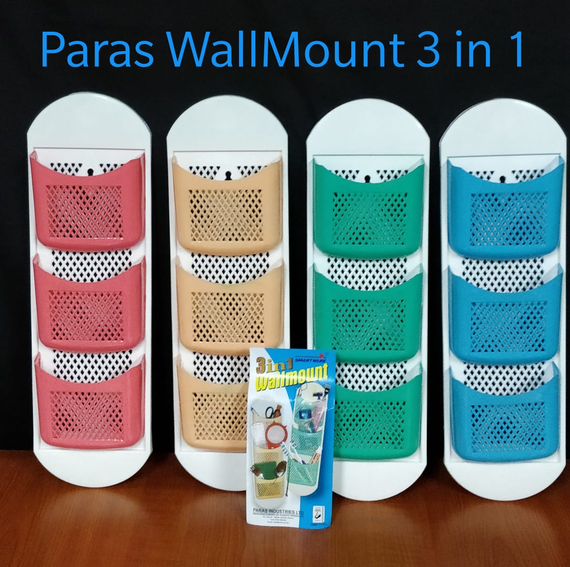 Paras plastic wallmount 3in1   (1pc)