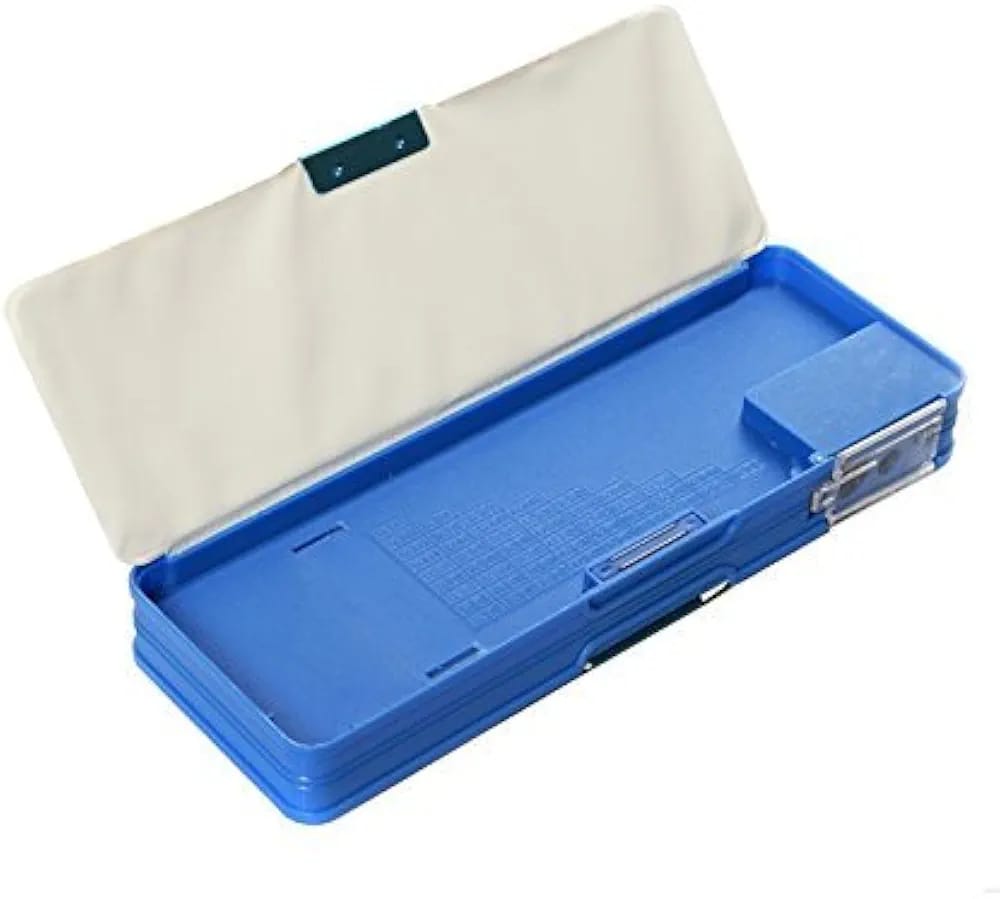 Plastic Multipurpose Pencil box and dual Sharpener for kids