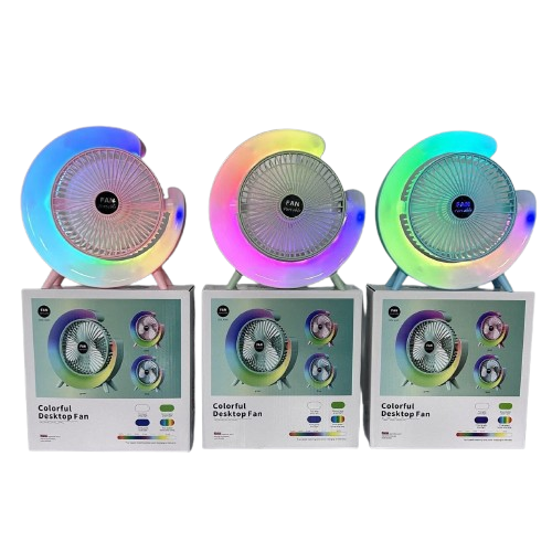 Portable rechargeable desktop Fan