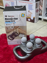Powerful four heads deep tissue massager