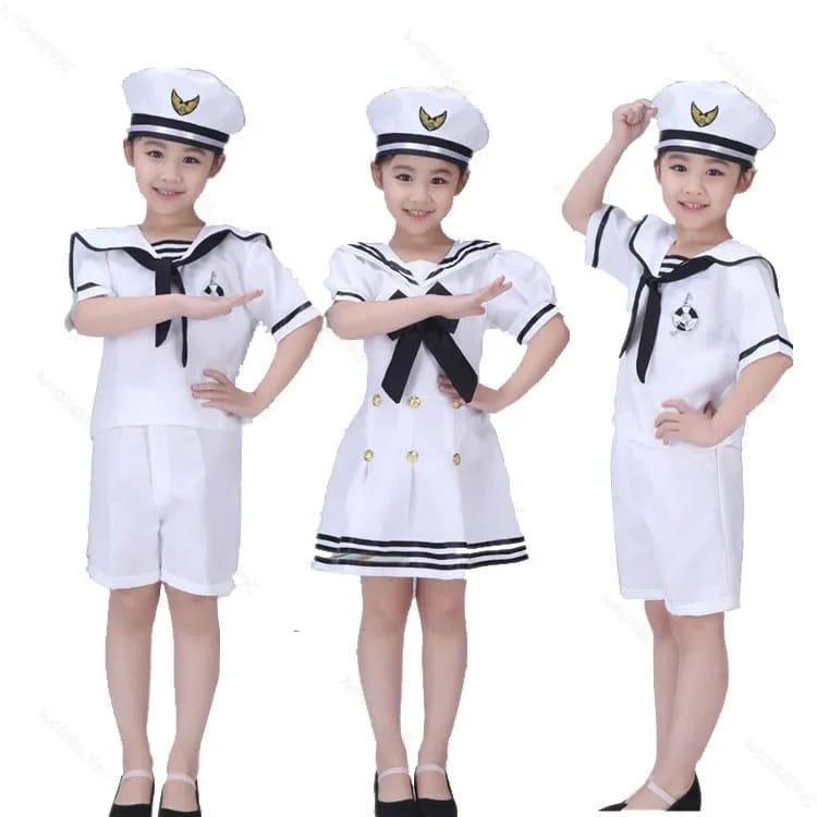 Professional Children's Marine hostess & host sailor cosplay costume