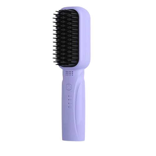 Rechargeable Portable Cordless Hair Straightener Brush