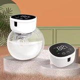 Rechargeable wearable breast pump