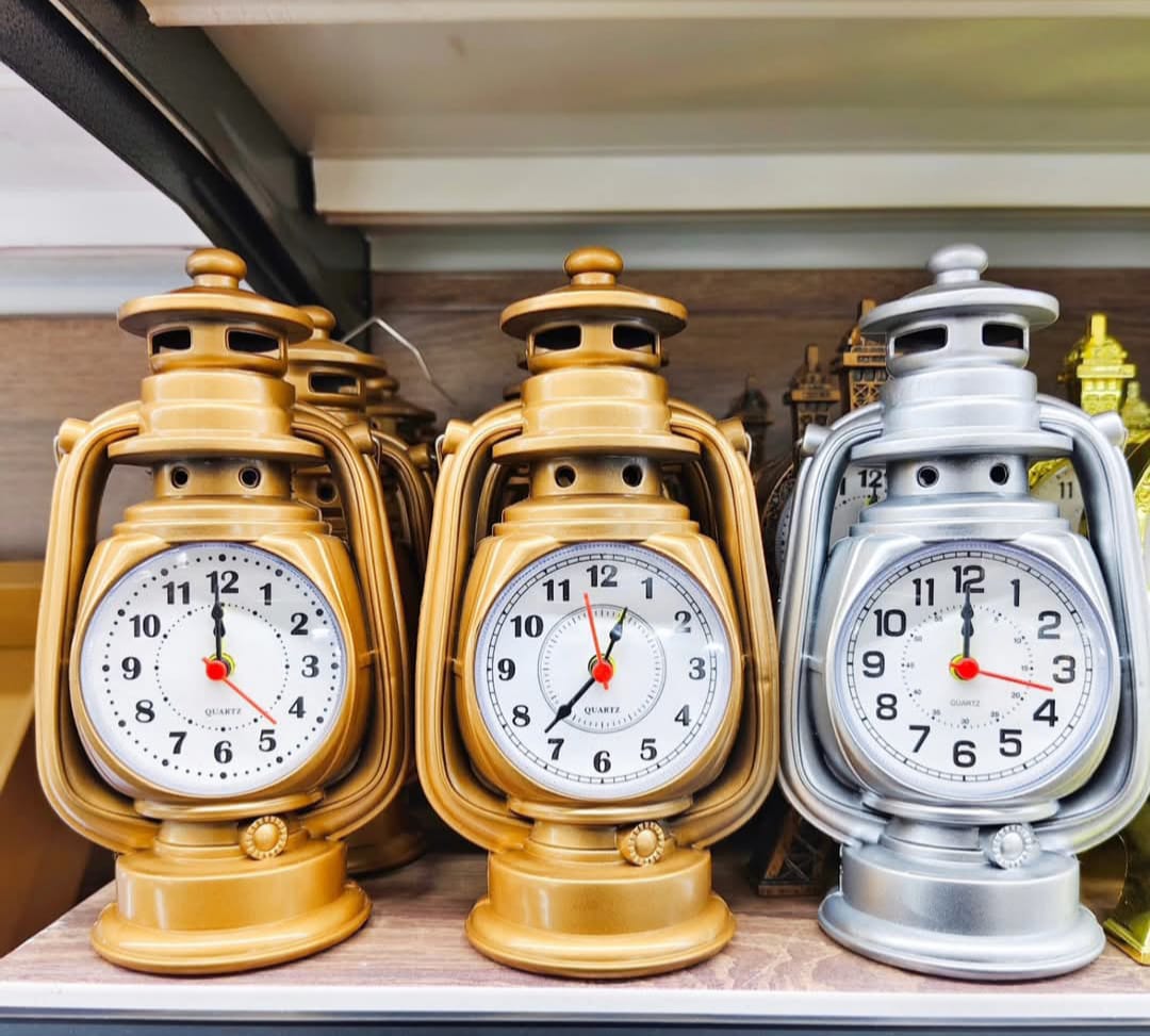 Retro Lamp Alarm Clock with Pen holder