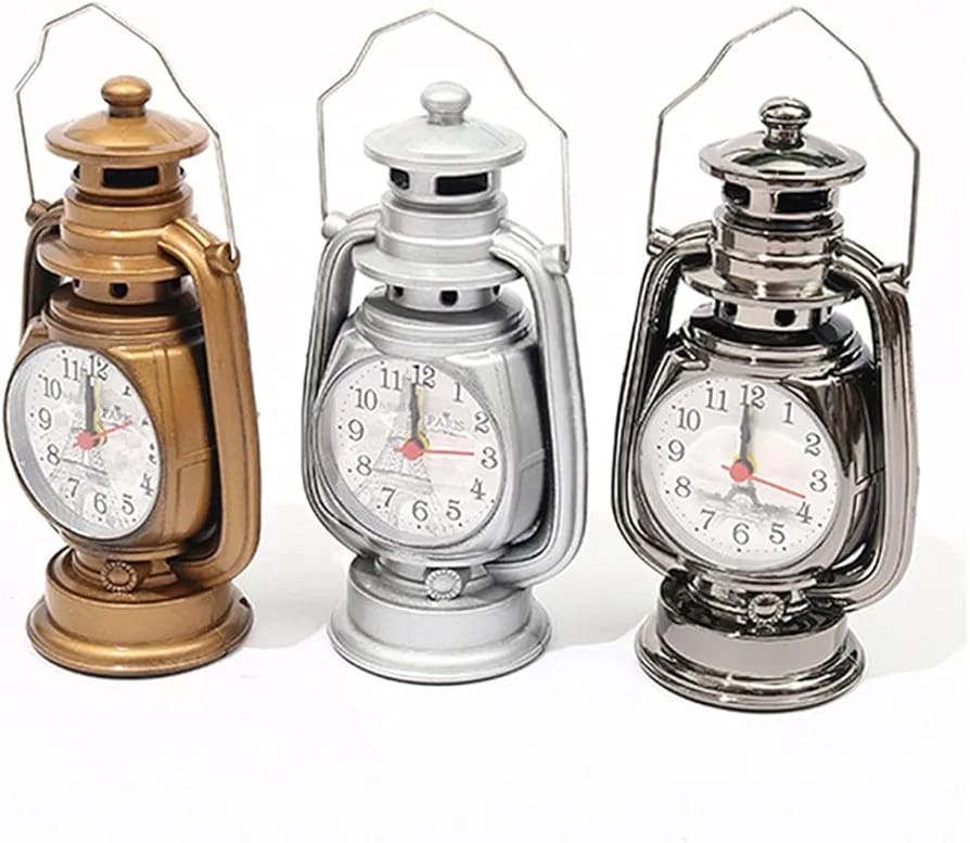 Retro Lamp Alarm Clock with Pen holder