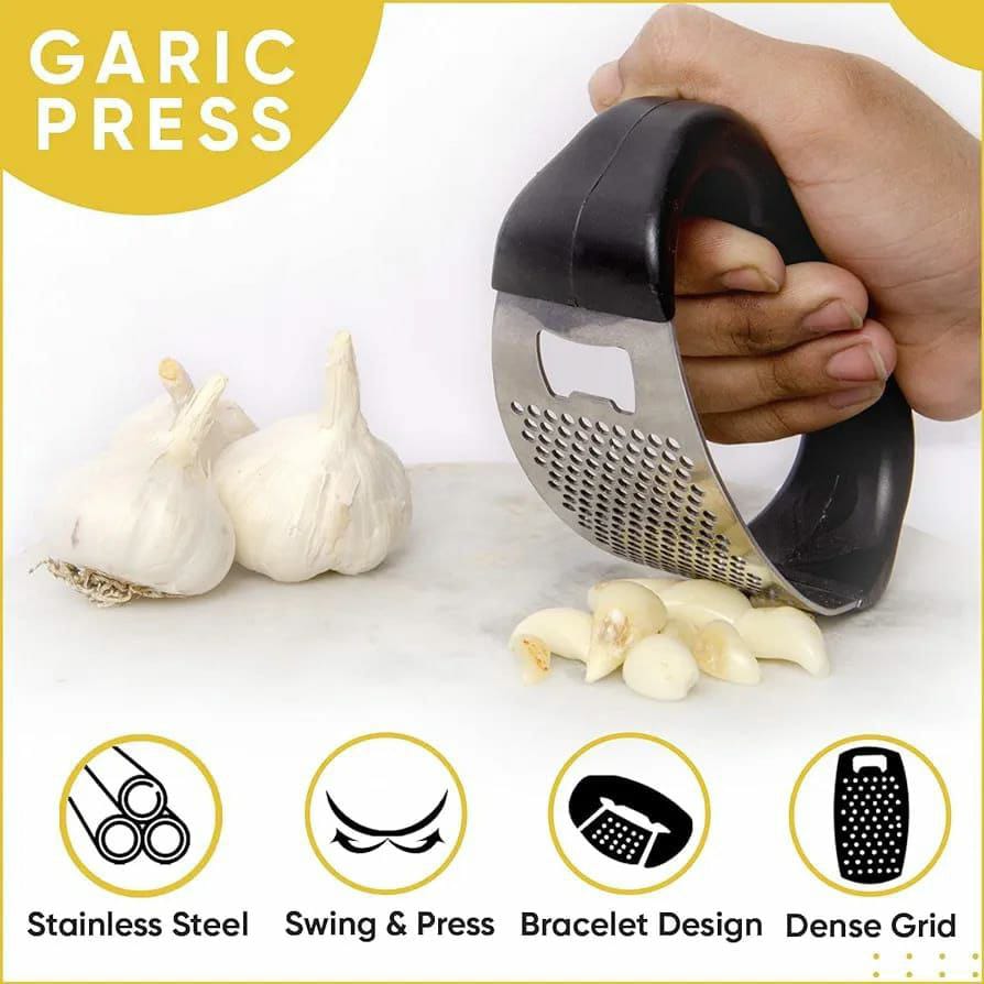 Ring Garlic crusher press