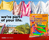 2 sets of Rok Sumo pegs 144pcs