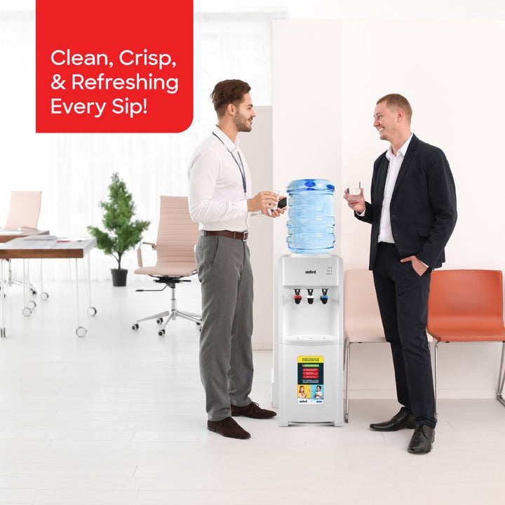 Sanford Hot & Cold Water Dispenser 3-Tap With Cabinet Storage for Home Office