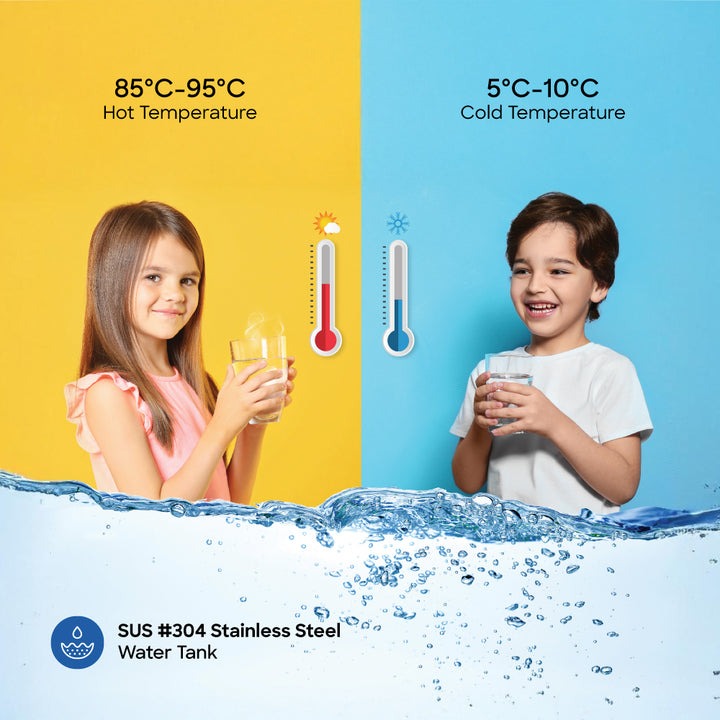 Sanford Hot & Cold Water Dispenser 3-Tap With Cabinet Storage for Home Office