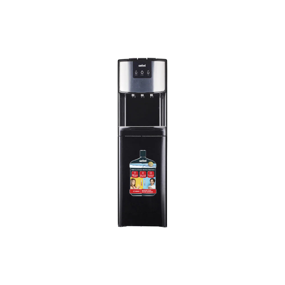 Sanford Bottom Load Hot, Cold & Normal Water Dispenser | #304 Stainless Steel Tank | Compressor Cooling | 520W Power