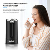 Sanford Rechargeable Automatic Water Dispenser | 1200mAh Battery | USB Charging | Foldable Pipe | Food-Grade Silicone Hose