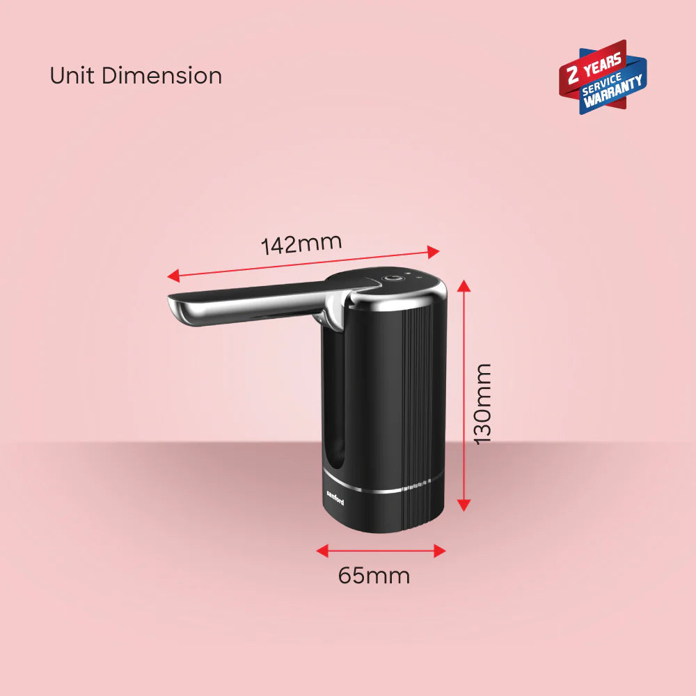 Sanford Rechargeable Automatic Water Dispenser | 1200mAh Battery | USB Charging | Foldable Pipe | Food-Grade Silicone Hose