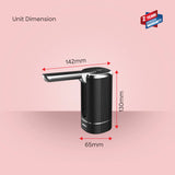 Sanford Rechargeable Automatic Water Dispenser | 1200mAh Battery | USB Charging | Foldable Pipe | Food-Grade Silicone Hose
