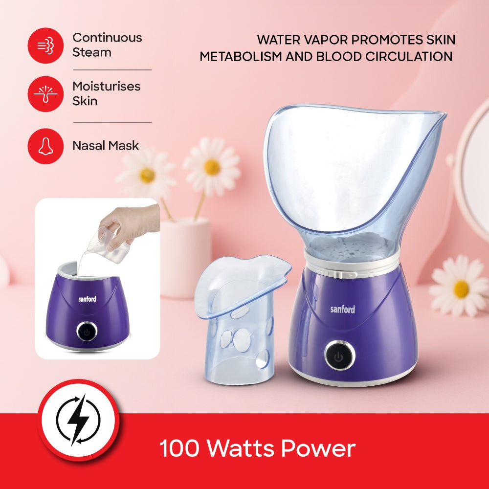 Sanford 100W 2-in-1 Facial Steamer and Sauna with Nasal Mask